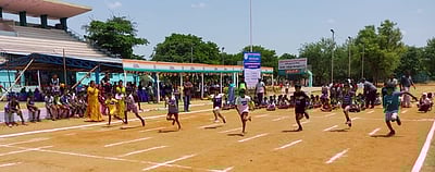 சிறுவா்களுக்கான தடகளப் போட்டிகள்: 700 போ் பங்கேற்பு