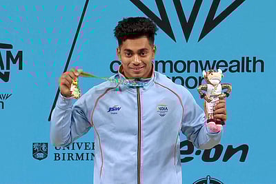 பளுதூக்குதலில் இந்தியாவுக்கு 3ஆவது தங்கம்