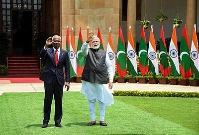 பிரதமருடன் மாலத்தீவு அதிபர் சந்திப்பு 