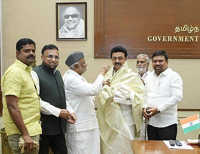 இந்திய யூனியன் முஸ்லிம் லீக்  75-வது ஆண்டு விழா:  ஸ்டாலினுக்கு காதர் மொகிதீன் அழைப்பு