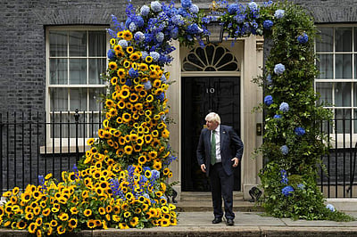 உக்ரைன் சுதந்திர நாளைக் கொண்டாடும் பிரிட்டன்! (படங்கள்)