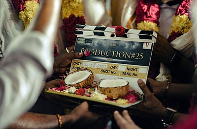 பூஜையுடன் துவங்கிய 'சூர்யா 42' படப்பிடிப்பு - புகைப்படங்கள்