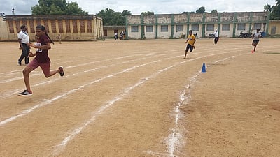 பரமக்குடியில் குறுவட்டார விளையாட்டுப் போட்டி