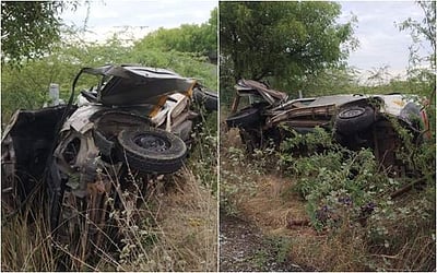 தூத்துக்குடி அருகே கார் கவிழ்ந்து விபத்து: 2 பெண்கள் பலி