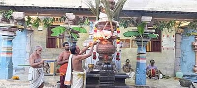 மானாமதுரை வீர அழகர் கோயிலில் ஆடி பிரம்மோற்சவம் விழா தொடங்கியது