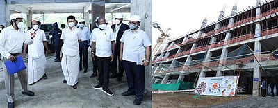 கிண்டி பல்நோக்கு மருத்துவமனை பணிகள்: முதல்வா் நேரில் ஆய்வு