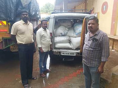 கம்பத்திலிருந்து கேரளத்துக்கு கடத்த முயன்ற 1,750 கிலோ ரேஷன் அரிசி காருடன் பறிமுதல்