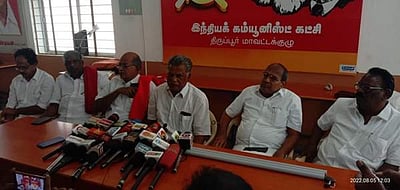 திருப்பூரில் நாளை தொடங்குகிறது இந்திய கம்யூ. மாநில மாநாடு!