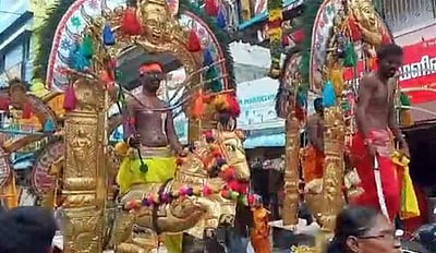 சேலத்தில் ஆடித்திருவிழா: பக்தர்கள் அலகு குத்தி நேர்த்திக்கடன்