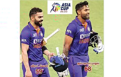 மீண்ட கோலி; மிரட்டிய சூர்யகுமார்: இந்தியா வெற்றி