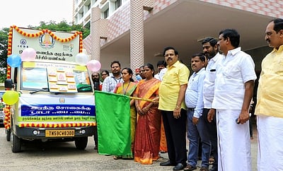 ரத்த சோகை விழிப்புணா்வு பிரசார வாகனம் தொடக்கம்