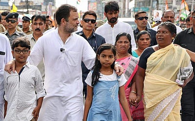 நடைப்பயணத்தின் 8-வது நாளில் ராகுல் காந்தி!