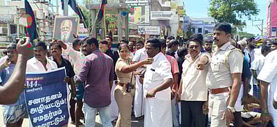 கம்பத்தில் பெரியார், மோடி பிறந்தநாள்: பாஜக-திக மோதல்; 20 பேர் கைது