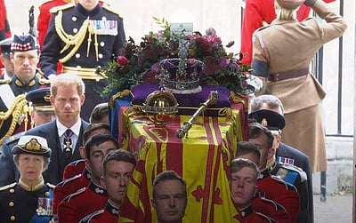 பிரிட்டன் மகாராணி எலிசபெத் உடல் நல்லடக்கம்