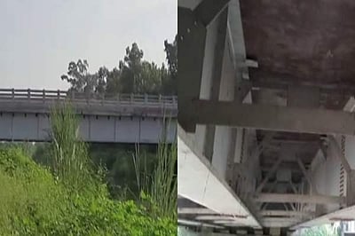 பாலத்தில் இருந்த 4,000 நட்டு, போல்டுகள் காணவில்லை