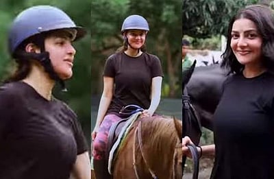 உடல் மாறலாம், உறுதி மாறாது! குழந்தை பிறப்புக்குப் பிறகு களமிறங்கிய காஜல் அகர்வால்