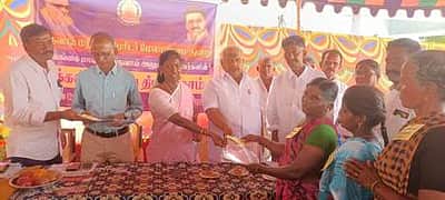 திருப்புவனம் ஒன்றியத்தில் பட்டா வழங்கும் முகாம்