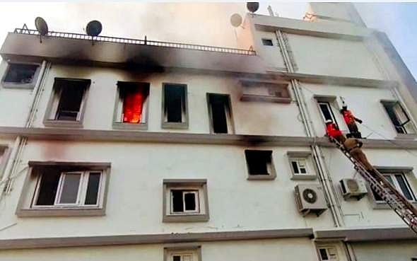 Andhra Pradesh Two children die after massive fire breaks out at newly ...