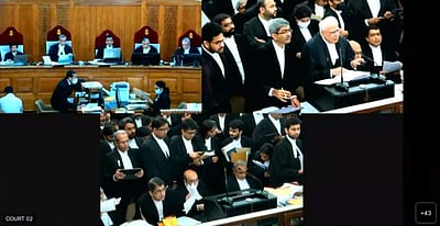 நேரலையில் உச்சநீதிமன்ற வழக்கு விசாரணை