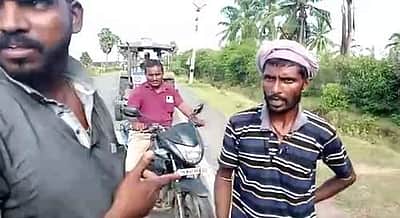 அரசு பேருந்து மீது கல் வீசி தாக்கிய இளைஞர்: காவல் நிலையத்தில் ஒப்படைப்பு