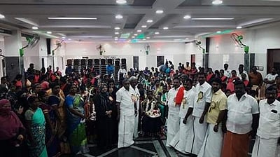 கூத்தாநல்லூரில் கர்ப்பிணிப் பெண்களுக்கு சமுதாய வளைக்காப்பு விழா