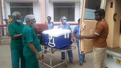 விபத்தில் மூளைச்சாவு அடைந்த 13 வயது சிறுவனின் உடல் உறுப்புகள் தானம்