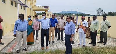 ஆம்பூரில் சிறுபான்மை நலத் துறை இயக்குநா் ஆய்வு