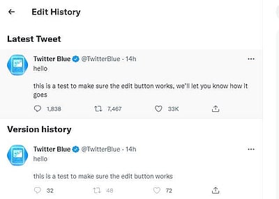 ட்விட்டரில் 'எடிட்' வசதி விரைவில்! சோதனையாக அறிமுகம்