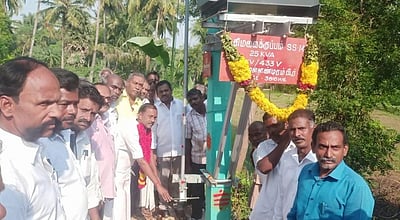 கிராமங்களில் மின்மாற்றிகள் தொடக்கிவைப்பு