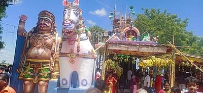 மானாமதுரையில் திருவேட்டை அய்யனார் கோயில் குடமுழுக்கு விழா