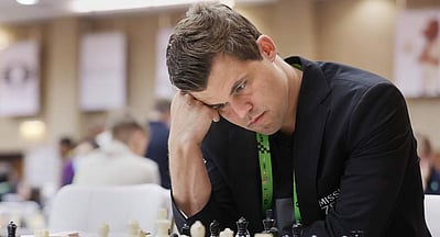 செஸ் போட்டியில் புதிய சர்ச்சை: பாதியில் விலகிய கார்ல்சன்!