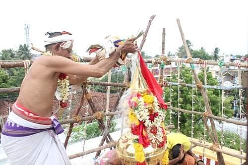 நீடாமங்கலம் சந்தானராமர் கோயிலில் மகா கும்பாபிஷேகம்