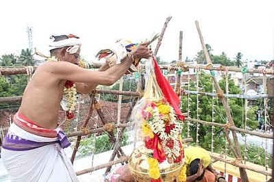 நீடாமங்கலம் சந்தானராமர் கோயிலில் மகா கும்பாபிஷேகம்