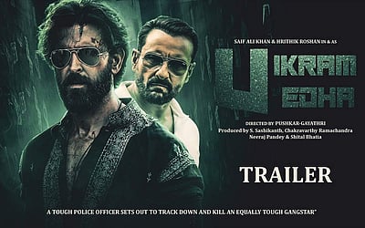 ஹிந்தி படத்தின் 'விக்ரம் வேதா' டிரெய்லர் வெளியானது