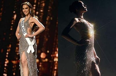 குளிர்பான மூடிகளில் ஆடை! பிரபஞ்ச அழகியின் சிரிப்புக்கு பின் இருக்கும் சோகம்!!