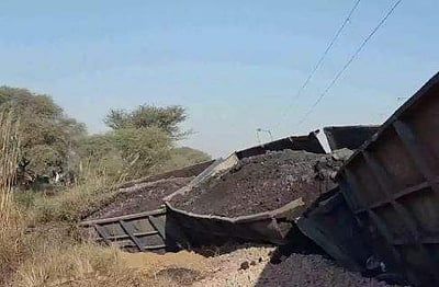 ஹரியாணாவில் சரக்கு ரயில் தடம் புரண்டு விபத்து!