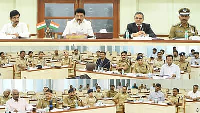 தமிழகத்தில் சட்டம் - ஒழுங்கு குறித்து முதல்வர் ஆலோசனை!