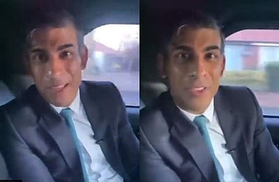 'சீட் பெல்ட்' அணியாததால்.. பிரிட்டன் பிரதமர் ரிஷி சுனக்கிற்கு அபராதம்!