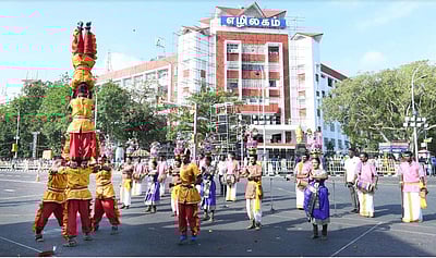 சென்னையில் குடியரசு நாள் முழு ஒத்திகை: புகைப்படங்கள்