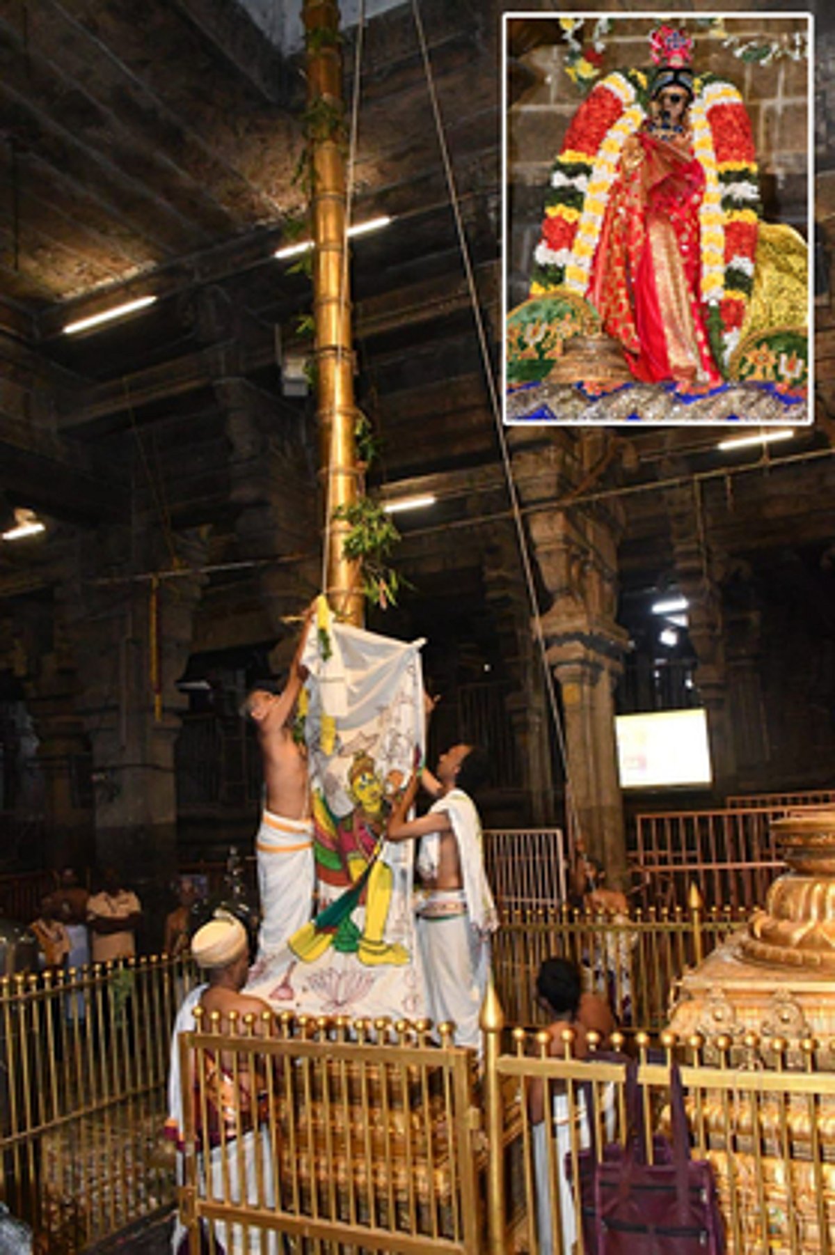 ஸ்ரீரங்கத்தில் தைத்தேரோட்டக் கொடியேற்றம்