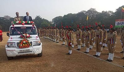 ஈரோட்டில் 74 ஆவது குடியரசு நாள் கொண்டாட்டம் !