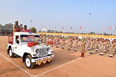 நாமக்கல்லில் 74-ஆவது குடியரசு நாள் விழா கொண்டாட்டம்!