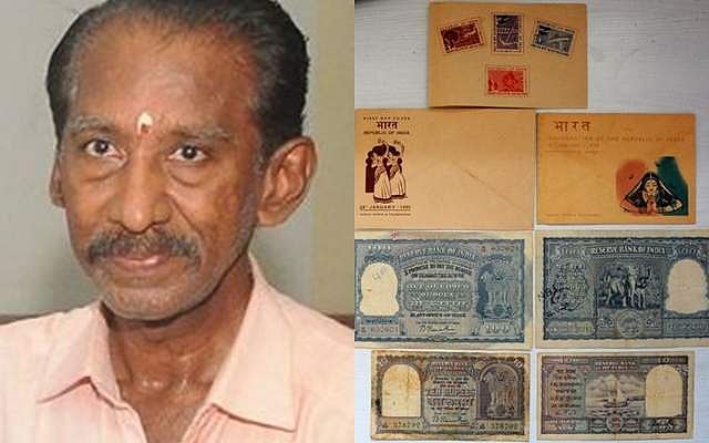 முதல் குடியரசு நாளுக்காக வெளியான பணத்தாள், அஞ்சல் தலைகள், உறை! பாதுகாக்கும் திருச்சி வைர வியாபாரி