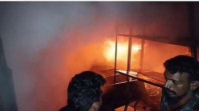 தெற்கு தில்லியின் சந்தையில் தீ விபத்து!