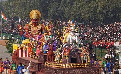 குடியரசு தின அணிவகுப்பில் தமிழக ஊர்தி!