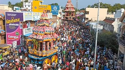 சுசீந்திரம் தாணுமாலய சுவாமி கோயிலில் மார்கழி தேரோட்டம்!