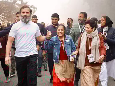 குருக்ஷேத்திரத்தில் இருந்து மீண்டும் தொடங்கிய ஒற்றுமை நடைப்பயணம்!