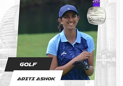 கோல்ஃப் போட்டியில் வெள்ளி வென்றார் அதிதி அசோக்!