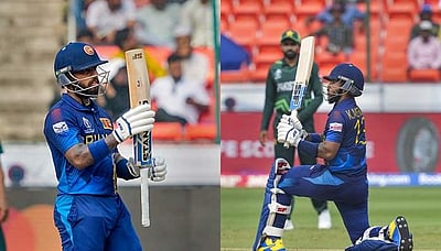 பாகிஸ்தானுக்கு எதிராக அதிரடி சதம்:  அதிக சிக்ஸர்கள் அடித்த குசால் மெண்டிஸ்! 