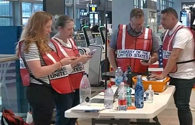 உதவி மையங்களை அமைத்த சர்வதேச நாடுகள்!